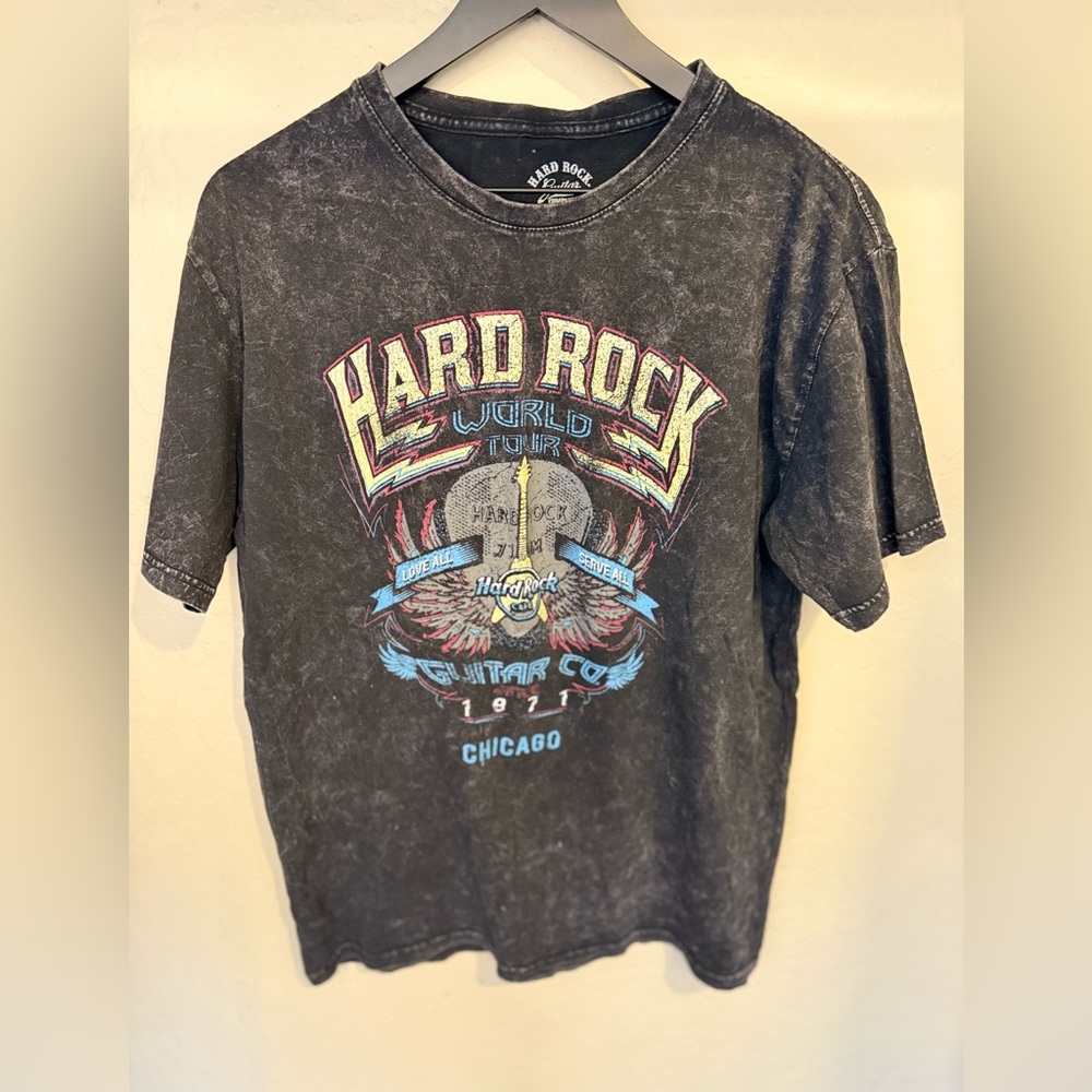Hard Rock Cafe Charcoal Graphic Tee M